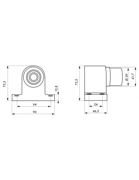 Butoir renforcé inox 00091009