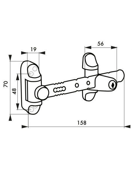 ENTREBAILLEUR FENETRE 1 / 2 Vantaux 00428019