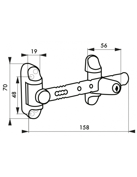 ENTREBAILLEUR FENETRE 1 / 2 Vantaux 00428019