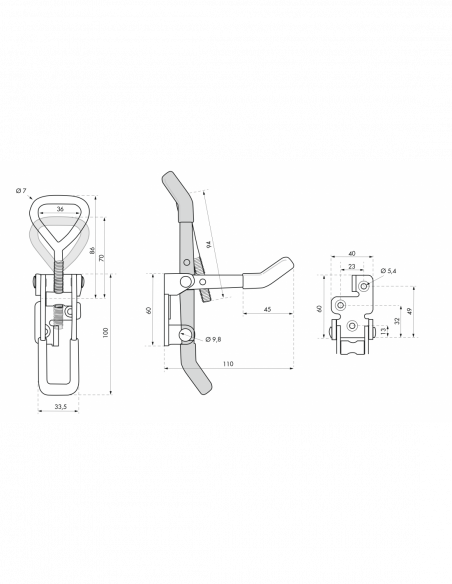 SAUTERELLE à levier 00930185