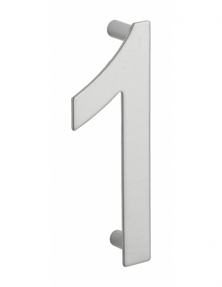 Chiffre "0 à 9" inox H.100mm à visser (h.76mm pour TER et BIS) 00067550