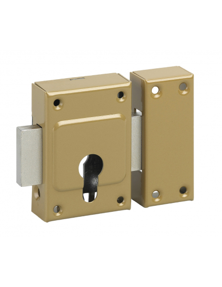 Verrou de porte d'entrée CONCORDE (Versions : avec cylindre 40 mm, 45mm ou version boitier pour cylindre profilé) 00301010