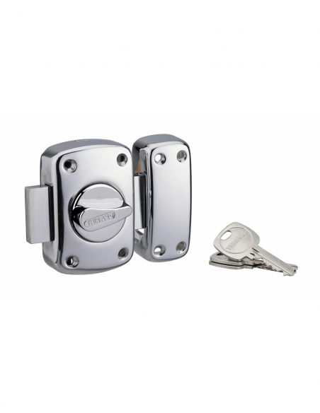 Verrou de porte d'entrée CORVETTE 30 à 60 mm (Versions possibles : pour huisserie métal ou porte recouvrement) 00303014
