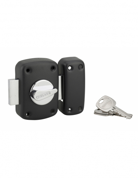 Verrou de porte d'entrée CORVETTE 30 à 60 mm (Versions possibles : pour huisserie métal ou porte recouvrement) 00303014