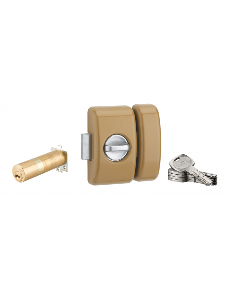 Verrou universel ajustable à languette Transit 2 - 5 clés (Versions : Argt, Blanc, Noir, Bronze) 00380440