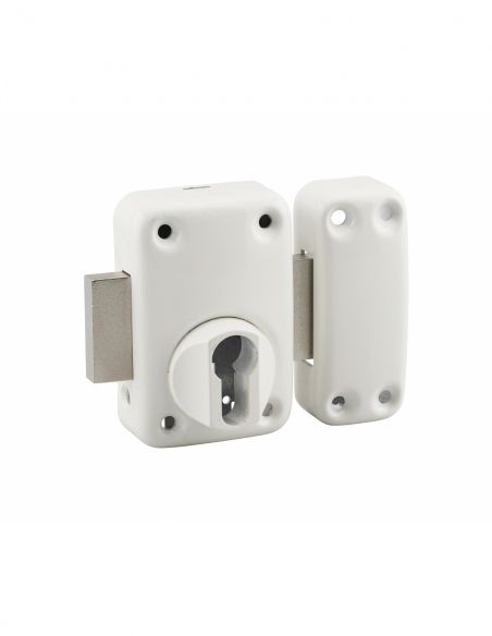 Verrou de porte d'entrée APACHE à bouton et cylindre - 30 à 60 mm ou boîtier - Plusieurs finitions disponible 00290531
