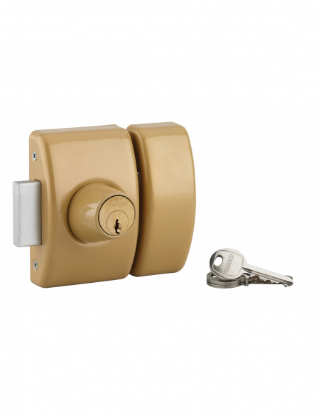Verrous de porte d'entrée vitrée DESIGN 5 goup. 3 clés (40 - 45 - 50mm) (Plusieurs finitions possible) 00372505