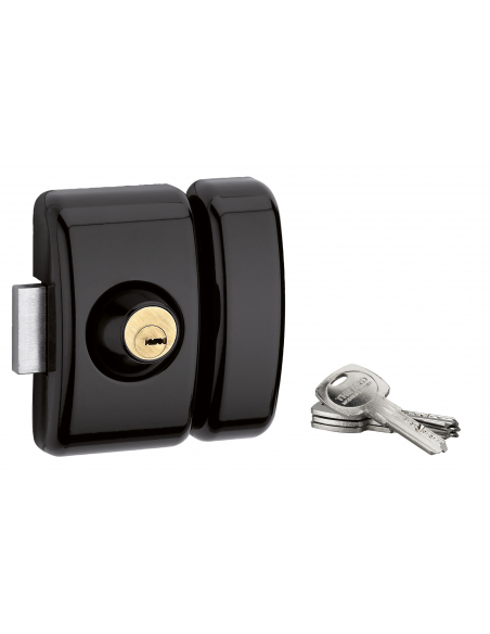 Verrous de porte d'entrée vitrée UNIVERSEL 6 goup. 45 mm - plusieurs finitions possible 00382451
