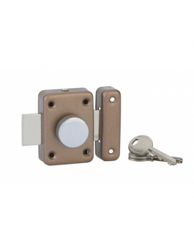 Verrous de porte intérieure VSPM cylindre 35 mm verni bronze 00299956