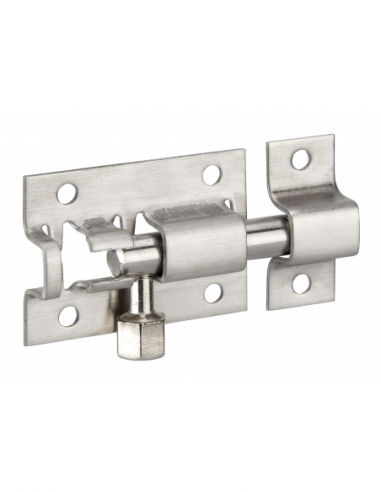 Verrous de meuble TARGETTE inox pêne rond 38 mm / 50 mm 00109031