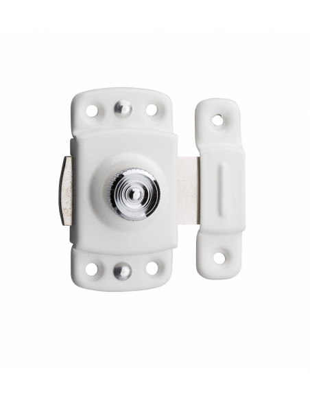 Verrous de meuble VERROU 30 / 35 / 40 mm - laiton chromé OU laqué blanc 00100931