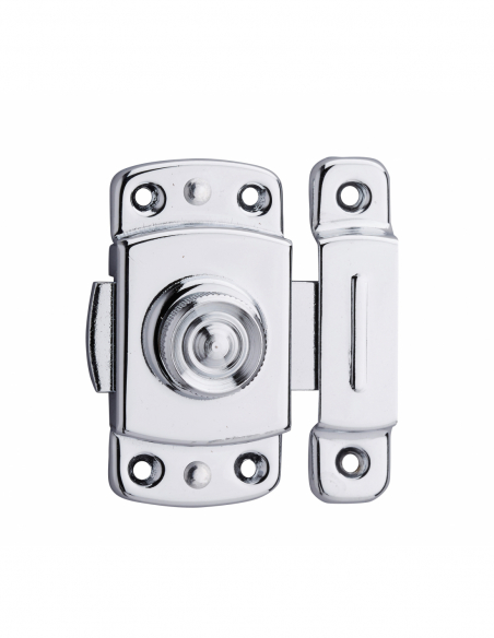 Verrous de meuble VERROU 30 / 35 / 40 mm - laiton chromé OU laqué blanc 00100931