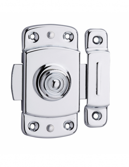 Verrous de meuble VERROU 30 / 35 / 40 mm - laiton chromé OU laqué blanc 00100931