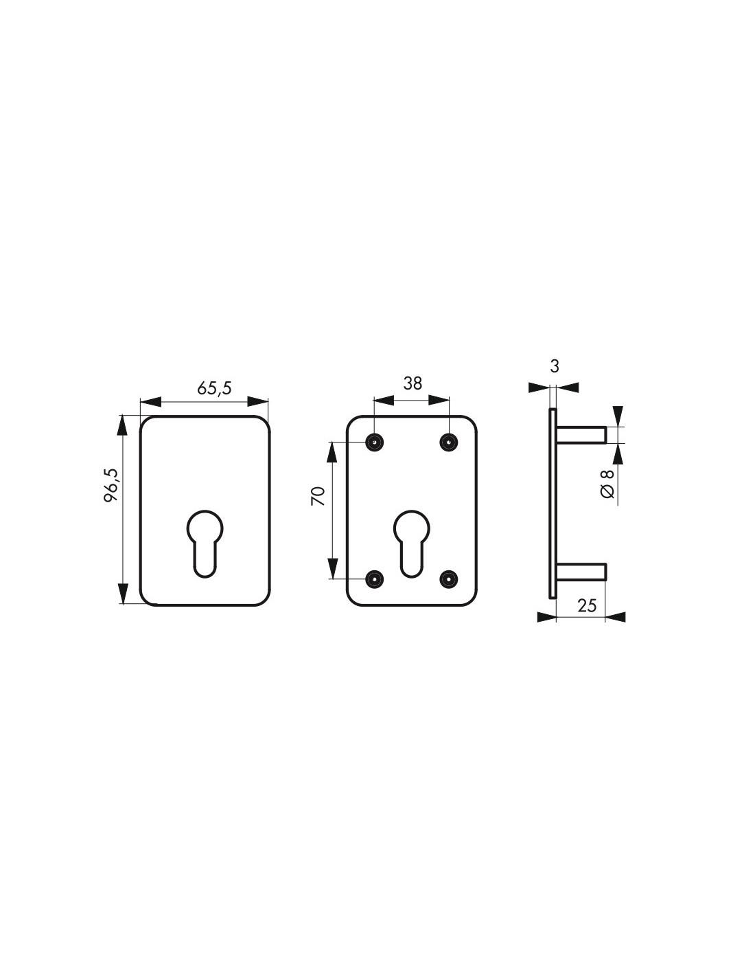 Hemudu Plaque De Renfort De Support De Moniteur Pour Dessus