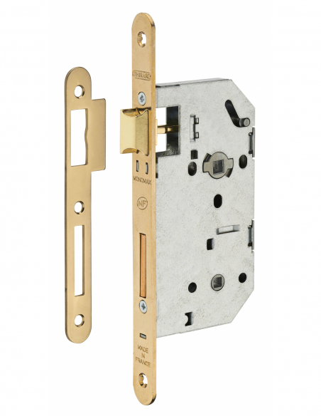 Serrure MONOMAX à encastrer à condamnation nf - Axe 50mm - Pour sanitaire 00456810