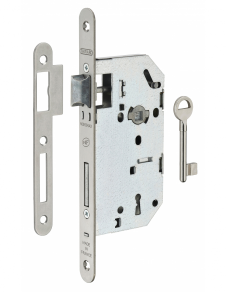 Serrure à encastrer MONOMAX NF - axe à 50 mm - PDT ½ tour - 1 clé - porte d'intérieur 00456820