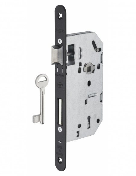 Serrure à encastrer MONOMAX NF - axe à 50 mm - PDT ½ tour - 1 clé - porte d'intérieur 00456820