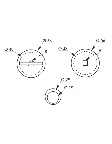 Serrure à encastrer à CROCHET GALANDAGE- AXE 40mm - à cylindre pour porte coulissante 00303108