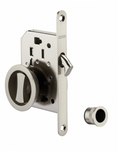 Serrure à encastrer à CROCHET GALANDAGE- AXE 50mm - à cylindre pour porte coulissante 00301108