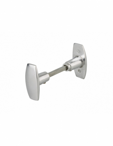 Poignée de porte d'entrée BOUTON BEQUILLE - 1 portée - Alu poli 00200480