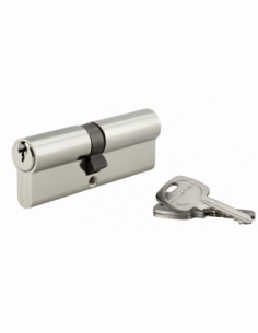 Serrure De Porte Cylindre De Verrouillage Poignée Cylindre avec 3 clés 45 x 45 mm
