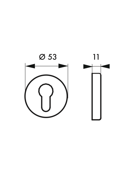 Poignée de porte intérieure Béquille double nickelé brossé/satiné 00290301