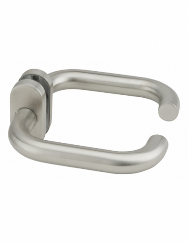 Poignée de porte intérieure Béquille double inox - 8 00067505