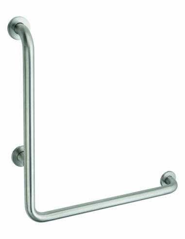 Barre de maintien angle 90° ø32mm l.350mm - inox brossé ou poli 00068671