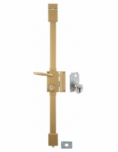 Serrure en applique TARGA A2p* bronze CP TRANSIT 2 à fouillot 75 x 130 mm - 4 clés 00753110