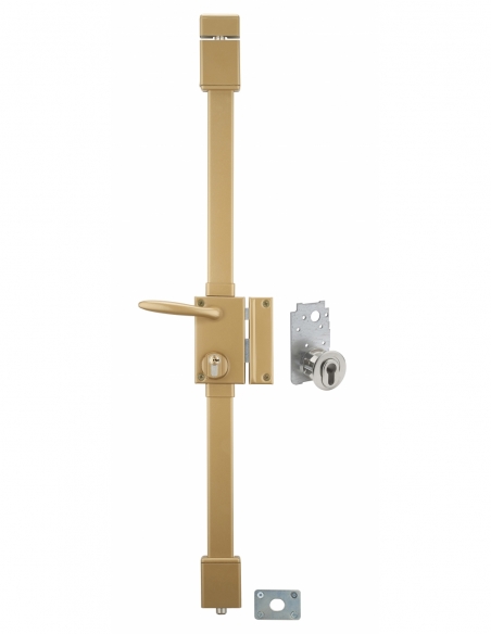 Serrure en applique TARGA A2p* bronze CP TRANSIT 2 à fouillot 75 x 130 mm - 4 clés 00753110