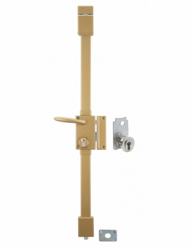 Serrure en applique TARGA A2p* bronze CP TRANSIT 2 à fouillot 75 x 130 mm - 4 clés 00753110