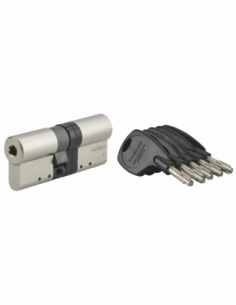 Cylindre double pour serrure CES - A2P* - PSM 810 - 4 clés CES