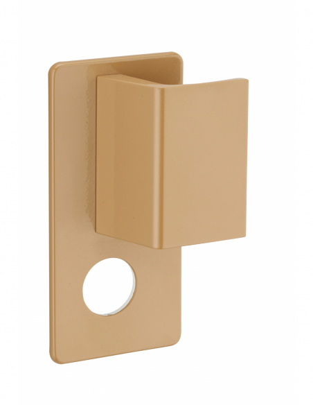 Serrure en applique targa bronze CR Ø 23 à Transit 2 à fouillot 75 x 130 gche 4 clés 00750320