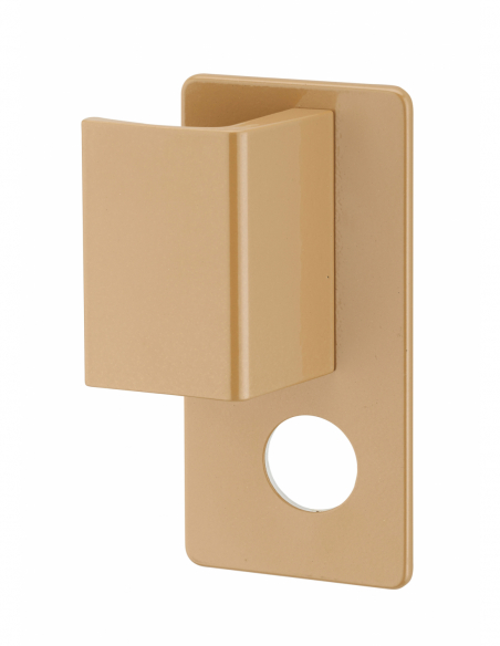Serrure en applique targa bronze CR Ø 23 à Transit 2 à fouillot 75 x 130 gche 4 clés 00750320