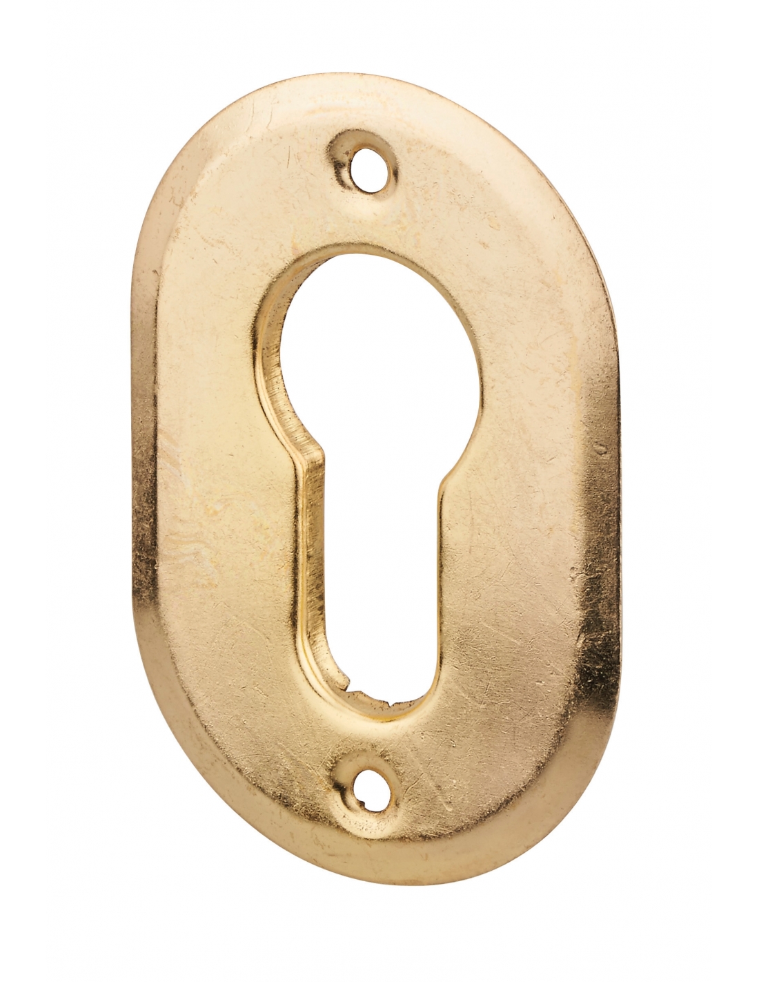 Rosace de porte à cuvette laiton chromé 60 x 60 mm pour Serrure en applique trou de clé pour accessoires Thirard 