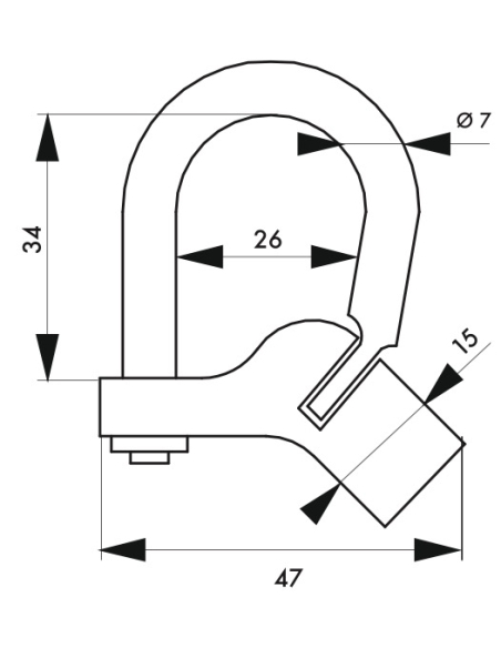 Cadenas de Consignation / clé artillerie 00110290