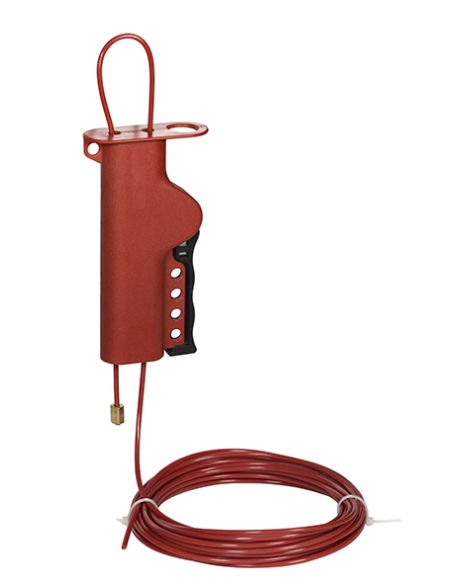 CABLE CONSIGNATION AJUSTABLEØ3.2MM LONG.2.5M pour 4 cadenas 00091220