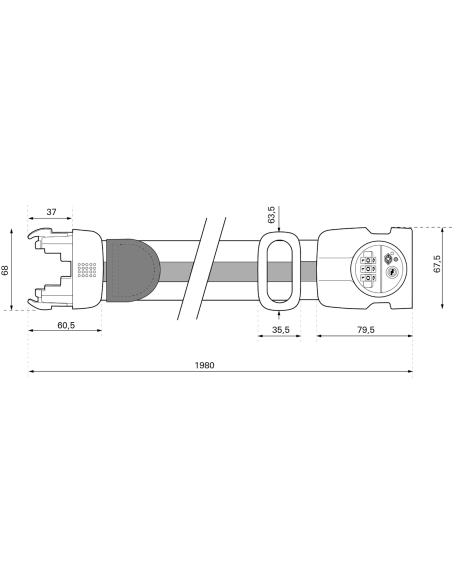 Sangle polyester. A combinaison 3 viroles. TSA 00290638