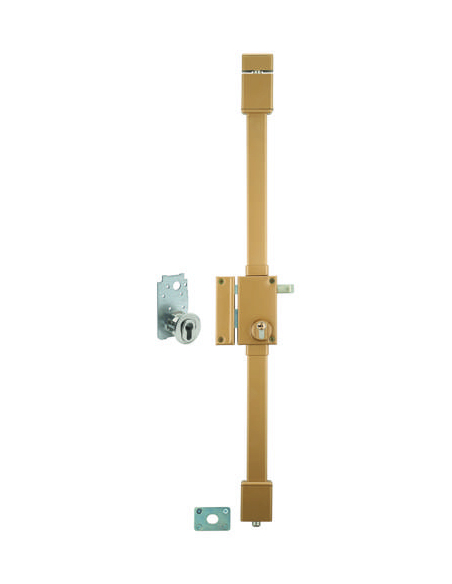 Serrure en applique TARGA A2p* bronze CP TRANSIT 2 à fouillot 75 x 130 mm - 4 clés 00753110