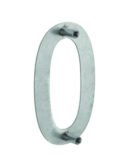 Chiffre "0" à "9" inox H.100mm à visser 00967550
