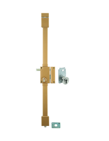 Serrure en applique TARGA A2p* bronze CP TRANSIT 2 à fouillot 75 x 130 mm - 4 clés 00753110