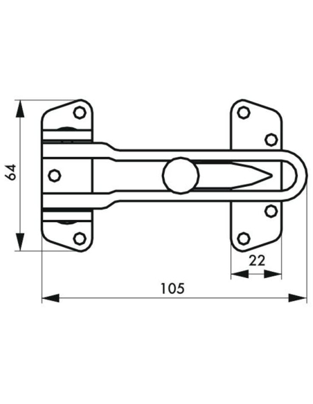ENTREBAILLEUR DE PORTE ECO 00200304