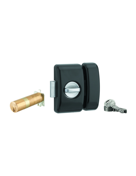 Verrou universel ajustable à languette HG5 - 3 clés - (Versions : Argt, Blanc, Noir, Bronze) 00380470