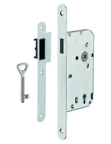 Serrure axe 50mm magnétique pêne dormant 1/2 tour 1 clé /BR 00901552