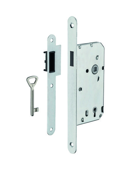 Serrure axe 50mm magnétique pêne dormant 1/2 tour 1 clé /BR 00901552