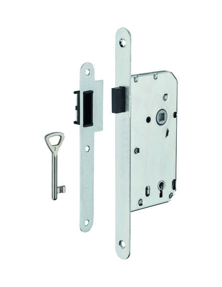 Serrure axe 50mm magnétique pêne dormant 1/2 tour 1 clé /BR 00901552