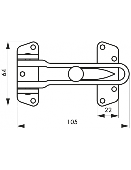 ENTREBAILLEUR DE PORTE ECO 00200304