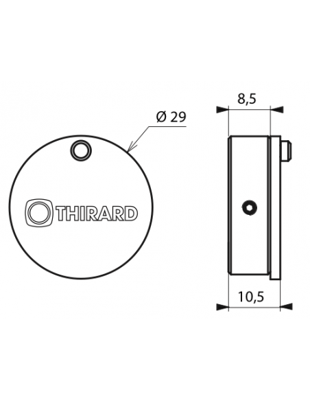 Obturateur pour Cylindre de Serrure européen 00119942