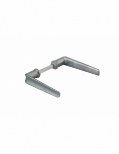 Poignée de porte d'entrée BEQUILLE DOUBLE carré 6 mm 1 portée 00200468