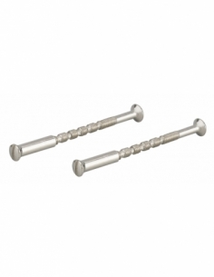 Poignée de porte intérieure Jeu de 2 vis sécables avec douilles M4 x 50 nickelé 00110492
